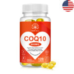 US Coenzyme Q-10 Capsules Prpmote Energy & Stamina,Maintain Blood Pressure 120PC