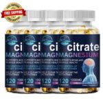 Magnesium Citrate Capsules 1000mg Per Serving – Hight Potency Capsules 120 cap