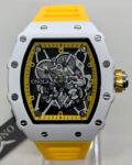 Men’s Onola Watch – Yellow & White – Brand New – UK SELLER