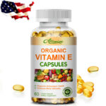 120 Capsules – Vitamin E 400 iu – Supports Skin, Hair, Immune and Eye Health