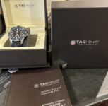 Tag Heuer Aquaracer Automatic Black Dial Mens WAY211BFC6363 box & manual