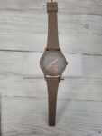 Radley Taupe Soft Strap Watch. Rose Gold Scottie Dog Logo & Charm.Working. PW