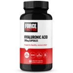 Force Factor Hyaluronic Acid Supplements for Joint Health & Skin Hydration 200mg