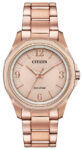 Citizen Eco-Drive Women’s AR Rose Gold Chroma Accent 35mm Watch FE7053-51X