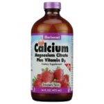 Bluebonnet Nutrition Liquid Calcium Magnesium Citrate Plus Vitamin D3 –