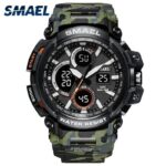 SMAEL Mens Waterproof Sports Military S Shock Watch Quartz Digital Wristwatches