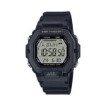 Casio LWS2200H-1AV,  Black Resin Watch, Chronograph, Alarm, Illuminator, 200 Lap