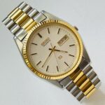 Vintage Seiko SQ President Men’s Two Tone Bracelet Watch Day/Date 5Y23-8A61