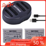 2-Pack EN-EL5 ENEL5 En El5 Li-ion Rechargeable Battery + Dual USB Charger for Nikon Camera Coolpix P80 P90 P100 P500 P510 P520