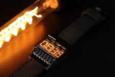 Nixie Tube Wrist Watch – Futuristic Numitron (Metal,Sapphire, Splash Resistant)