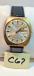 Vintage Benrus Automatic 17 Jewel 37MM Television Day Date Watch Running HG1B6