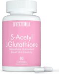 S-Acetyl L-glutathione Capsules 200 mg, Glutathione Supplement 60 Veggie Capsule