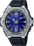 Casio MWA100H-2AV,  Men’s Black Resin Band, 100 Meter WR, Illuminator