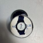 VTG pepsi watch New in Tin Black and blue bands And Instructions