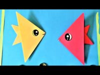 How to Make Paper Fish /Origami Fish/origami animals/Easy Paper Crafts 777