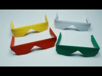 Comment faire des lunettes origami à partir de papier