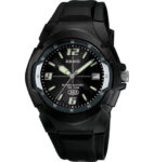 Casio MW600F-1AV, Men’s Watch, Black Resin, 100 Meter WR, Date, 10 Year Battery