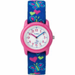 Timex T89001, Kid’s Time Machines Elastic Watch, Butterfly, Time Teacher, NEW