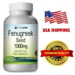 Fenugreek 120 Capsules 1000mg Natural Galactagogue Digestive, Metabolism Support