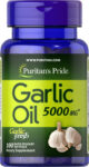 Garlic Oil 5000 mg 100 Rapid Release Softgels Heart, Cardio, Respiratory Health