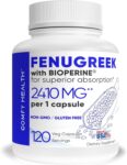 COMFY HEALTH Fenugreek Capsules, 2410mg Per Capsule, 120 Count, Fenugreek Pills