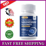 Magnesium Glycinate Pills High Absorption,Improved Sleep,Stress& Anxiety Relief