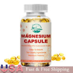 500MG Magnesium Glycinate High Absorption,Improved Sleep,Stress & Anxiety Relief