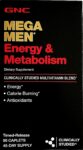 GNC MEGA MEN ENERGY & METABOLISM 90 CAP MULTIVITAMIN DIETARY SUPPLEMENT 02/2025