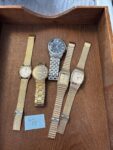 Vintage Mens Estate watch lot Of 5 Untested Lot PP