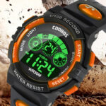 Fashion LED Digital Electronic Wrist Watch Boys Girls Sport Watch 30M Waterproof