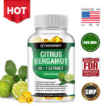 Citrus Bergamot 1500mg – 25:1 Extract, Organic Cholesterol Supplements 60pcs