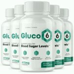 (5 Pack)  Gluco6 Blood Sugar Supplement, Gluco 6 Capsules