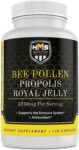 HMS Nutrition Bee Pollen with Propolis & Royal Jelly – 120 Vegetarian Capsules