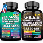 Sea Moss & Shilajit (Black Seed Oil, Turmeric, Ashwagandha, Ginger, Vitamin D)