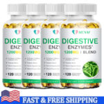 Digestive Enzymes w/ Prebiotic & Probiotics, Gas, Constipation & Bloating Relief