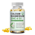 Calcium Magnesium Zinc Vitamin D3 Capsules Support Bone Health ,Immune ,Energy