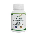 Nveda Calcium Supplement 1000 mg with Vitamin D Magnesium immunity 120 capsules