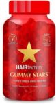 Hairtamin Gummy Stars 60 Vegan Gummies, EXP 8/2024