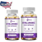 Hyaluronic Acid 850mg 60/120 Capsules Vitamin C 30 mg For Joint and Skin Health