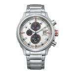 Citizen Brycen Eco-Drive Men’s Silver Chronograph Watch 43MM CA0736-54A