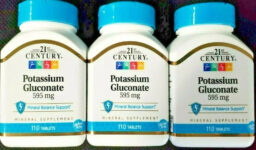 3 Pack Potassium Gluconate 595mg 330 Tabs (3×110) Exp. 2026 Heart Muscles Nerves