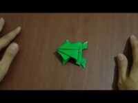 Cara Membuat Origami Hewan Kodok Dengan Mudah
