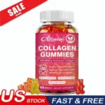 Alliwise Collagen Gummies With Vitamin C Anti Aging Skin Whitening 60 Gummies