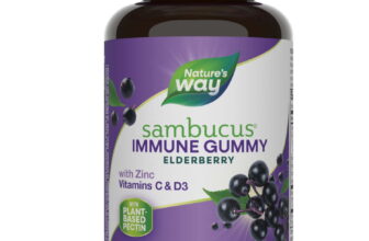 Nature’s Way Sambucus Elderberry Immune Gummies, 60 Ct