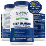 Deep Immune, 40 Billion Probiotics & Prebiotics, Digestive System , Grow Vitamin