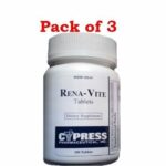 Cypress Pharmaceuticals Rena-Vite Vitamin Supplement Tablets 100 Count Pack of 3