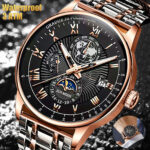 Waterproof Men Stainless Steel Watch Quartz Classic Business Luminous Wristwatch