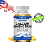 Magnesium Zinc Vitamin D3 Calcium 120Pills Complex Supplement promote absorption