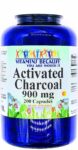 900mg Activated Charcoal 200 Capsules Digestive Aid Gas Bloating Support