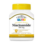 21st Century Niacinamide 500 mg Prolonged Release Tablets, 110-Count